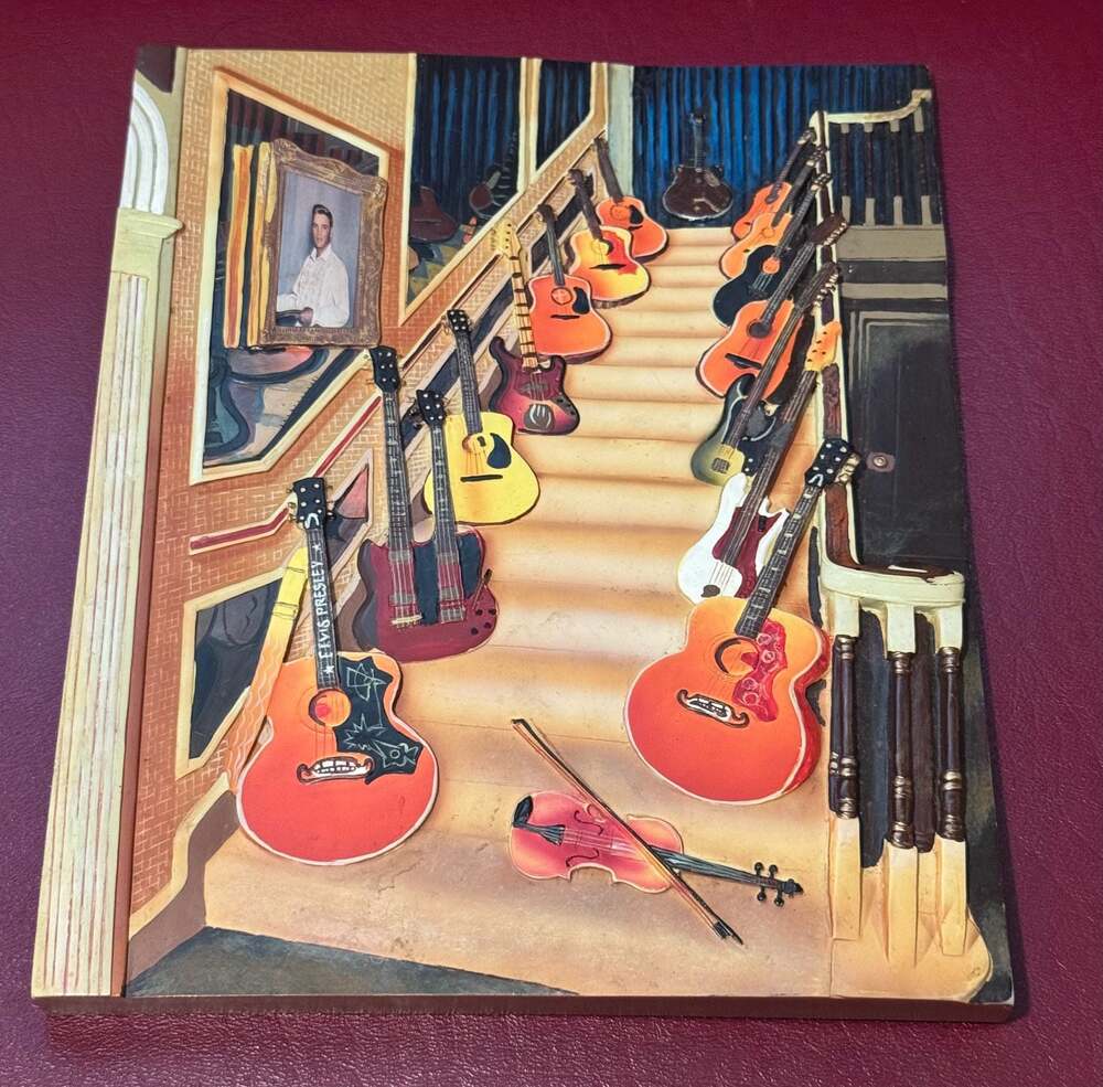 Reco Elvis Presley Graceland Rooms with a View "The Mansion Foyer" 3D Plaque 199